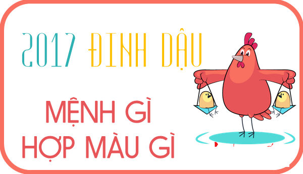 Sinh năm 2017 hợp màu gì?
